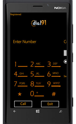 Dial91 windows Phone App